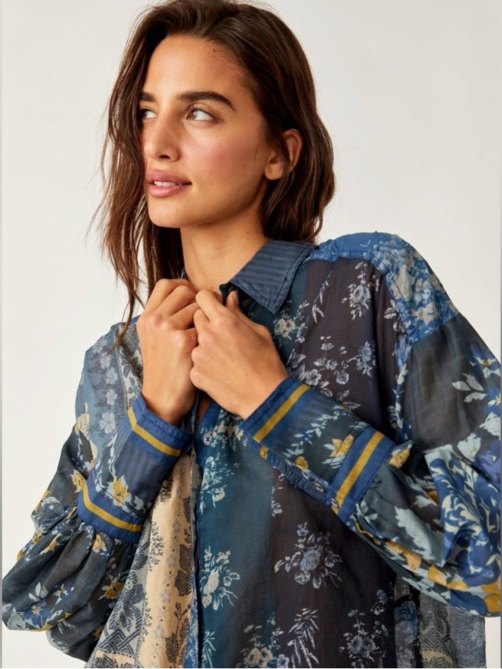 WE THE FREE Flower Patch Top Size M - Picture 3 of 11
